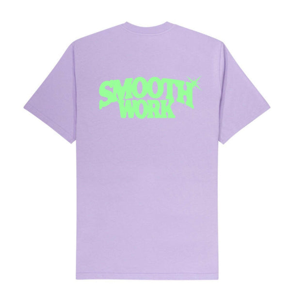 WASHED T-SHIRT WITH TEXT - Mauve