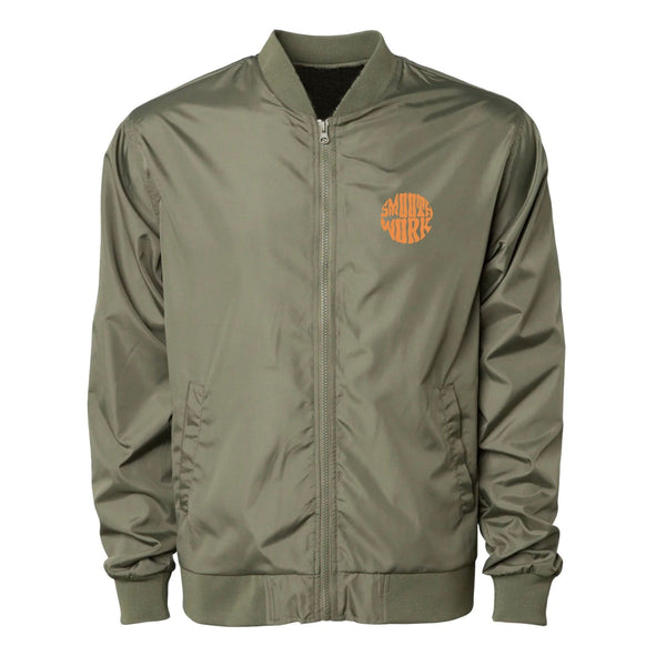 Green orange bomber jacket best sale