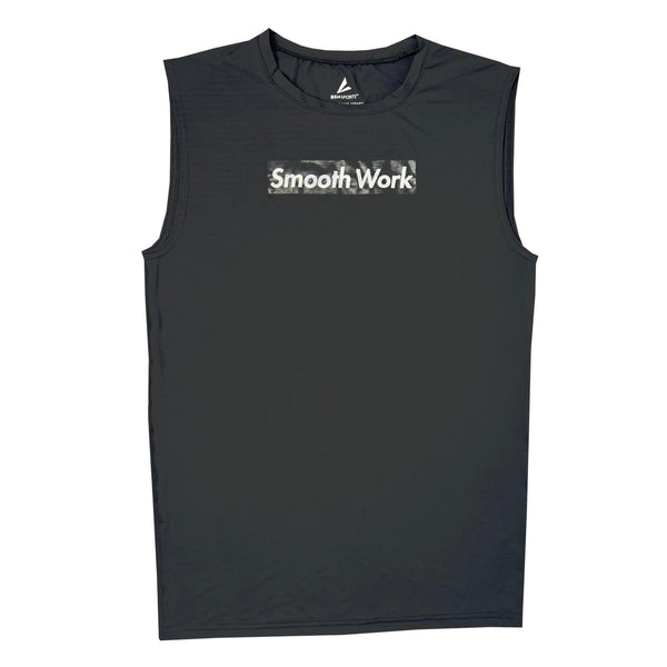 Sleeveless Compression Shirt Men - Black