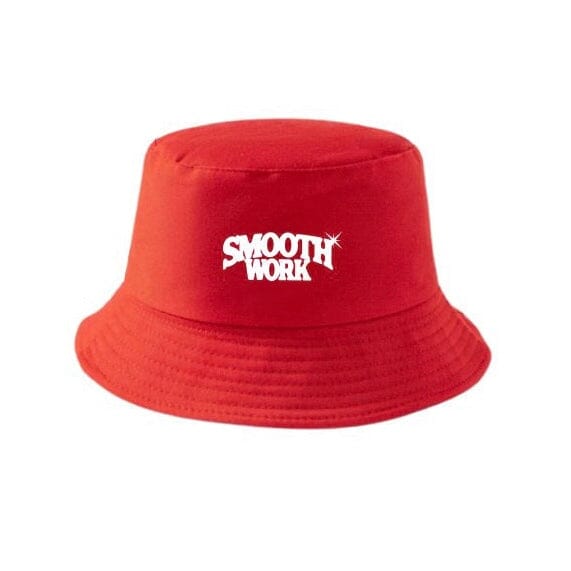 COLLEGIATE SHINE BUCKET HAT - RED l2smooth 