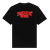 COLLEGIATE SHINE T-SHIRT - BLACK/RED/WHITE l2smooth