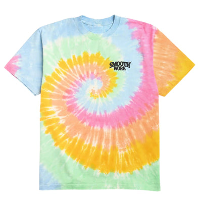 COLLEGIATE SHINE T-SHIRT - RAINBOW TIE DYE l2smooth