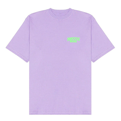 COLLEGIATE SHINE T-SHIRT - WASHED LAVENDER/LIME l2smooth