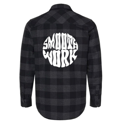 SMOOTH WORK FLANNEL - BLACK/WHITE l2smooth