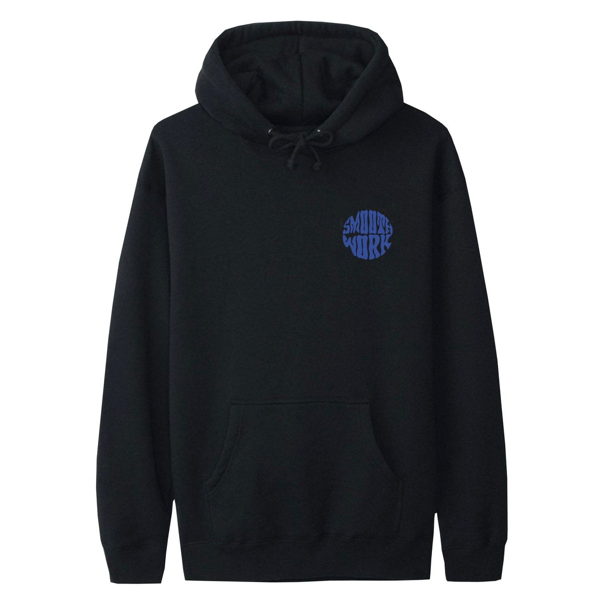 SMOOTH WORK HOODIE - BLACK/BILLIKEN BLUE - l2smooth