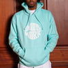 SMOOTH WORK HOODIE - MINT/WHITE l2smooth