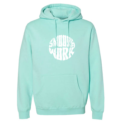 SMOOTH WORK HOODIE - MINT/WHITE l2smooth