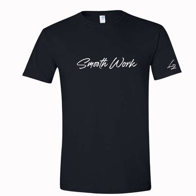 SMOOTH WORK SCRIPT T-SHIRT l2smooth Small Black