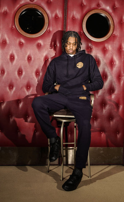 SMOOTH WORK SWEATPANT - NAVY/GOLD l2smooth